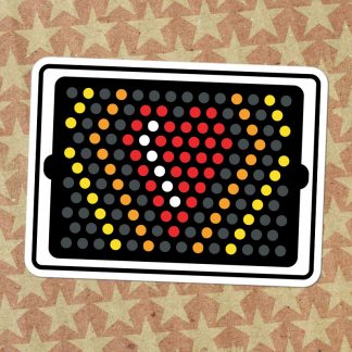 Retro Bright Lights Sticker