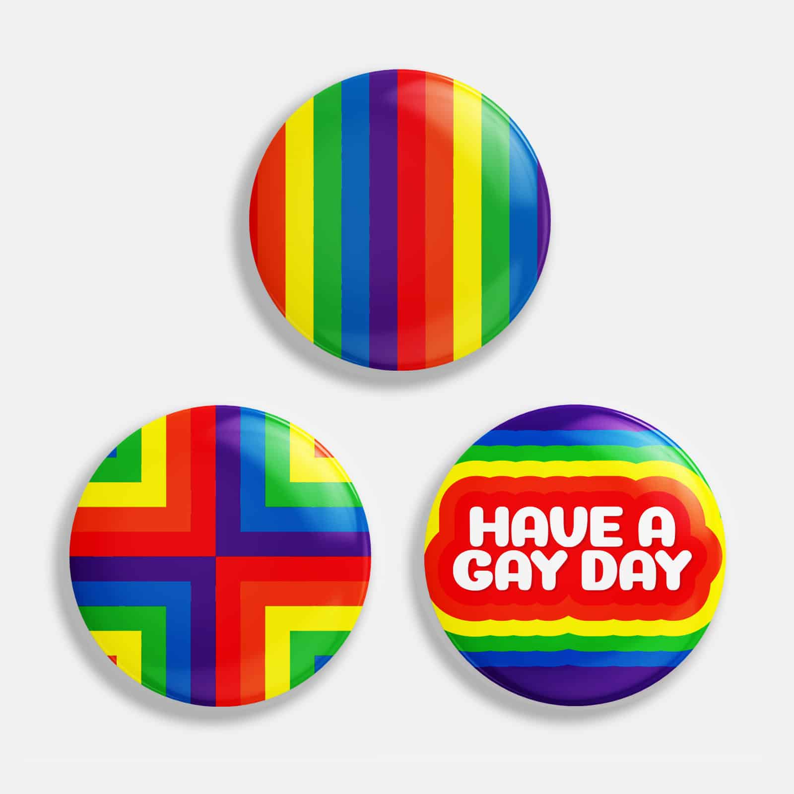 Gay Pride Button Pack The Retrograph
