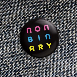 NON BIN ARY Button / Nonbinary Button