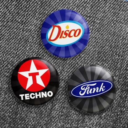 Club Music Logo Button Pack