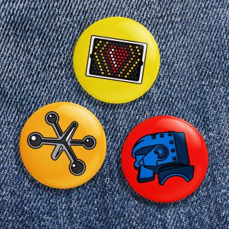 Retro Toy Button Pack No 2