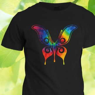Rainbow Butterfly Tee
