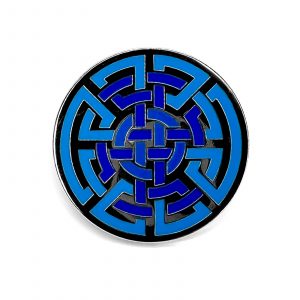 The Celtic Knot Blue Pin from The Retrograph