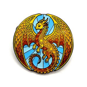 Autumn Fae Dragon Hard Enamel Pin
