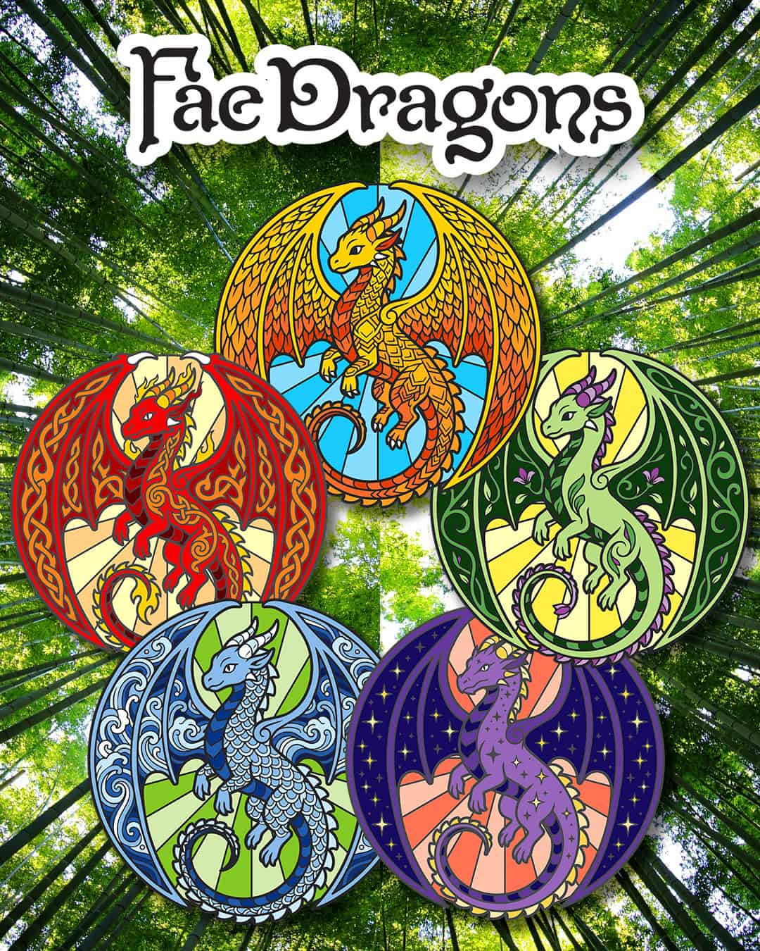 The Fae Dragons now live on Kickstarter